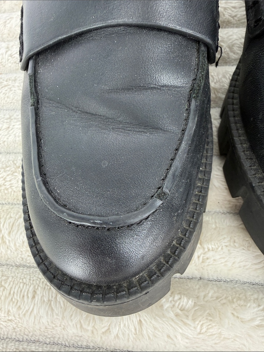 Coach Colleen Black Women's Loafers size 7.5B - Picture 4 of 13